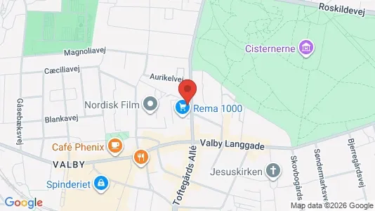 Apartments for rent i Valby - kort over placeringen