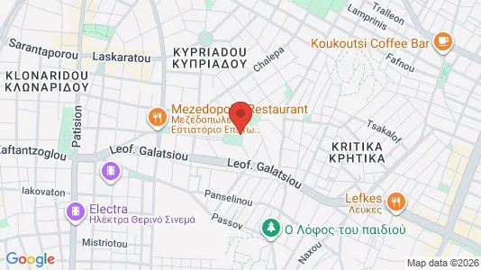 Apartments for rent i Galatsi - kort over placeringen