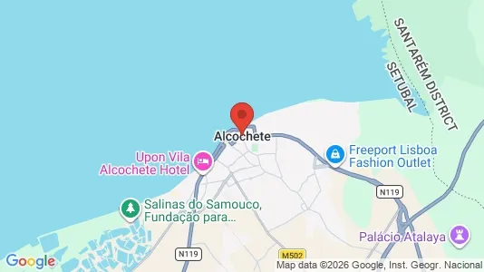 Apartments for rent i Alcochete - kort over placeringen