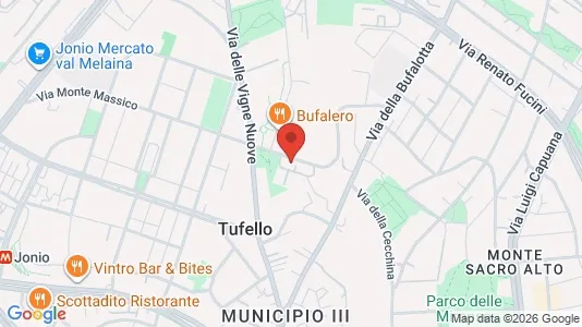 Apartments for rent i Roma Municipio III – Monte Sacro - kort over placeringen
