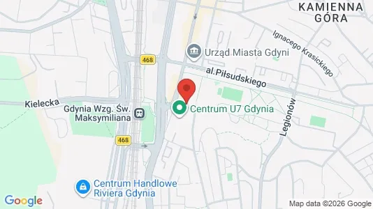 Apartments for rent i Gdynia - kort over placeringen