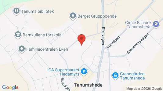 Apartments for rent i Tanum - kort over placeringen