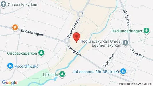 Apartments for rent i Umeå - kort over placeringen