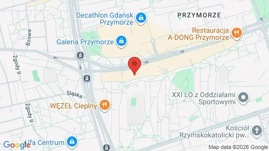 Apartments for rent i Gdańsk - kort over placeringen