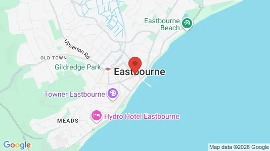 Apartments for rent i Eastbourne - East Sussex - kort over placeringen