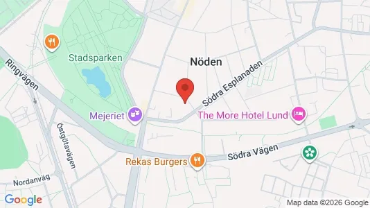 Apartments for rent i Lund - kort over placeringen