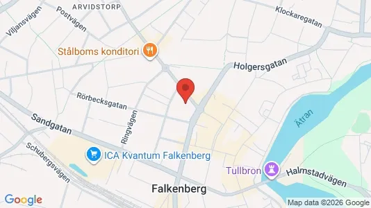 Apartments for rent i Falkenberg - kort over placeringen