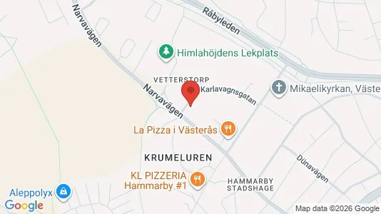 Apartments for rent i Västerås - kort over placeringen