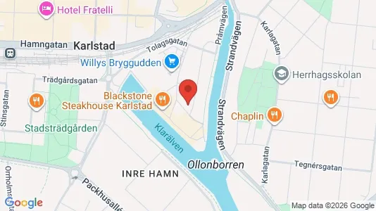Apartments for rent i Karlstad - kort over placeringen