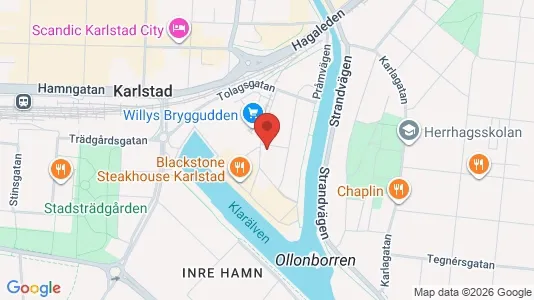 Apartments for rent i Karlstad - kort over placeringen