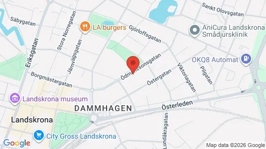 Apartments for rent i Landskrona - kort over placeringen