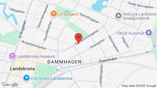 Apartments for rent i Landskrona - kort over placeringen