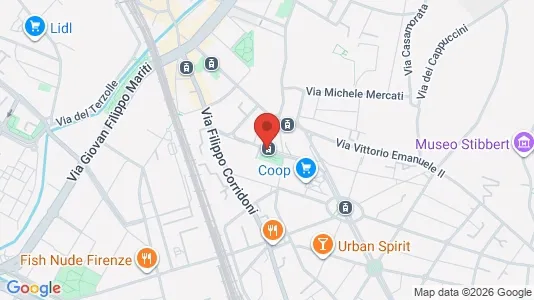 Apartments for rent i Florence - kort over placeringen