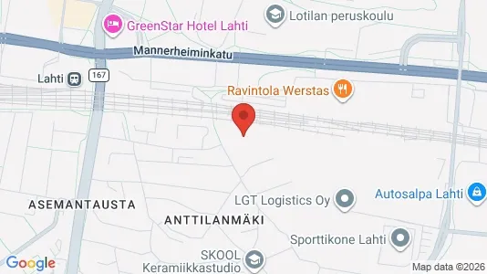 Apartments for rent i Lahti - kort over placeringen