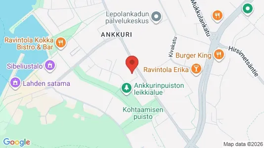 Apartments for rent i Lahti - kort over placeringen