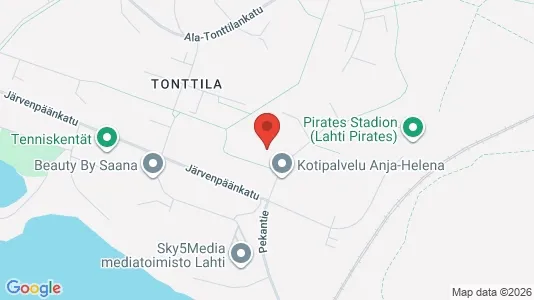 Apartments for rent i Lahti - kort over placeringen