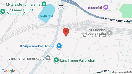 Apartments for rent i Lahti - kort over placeringen