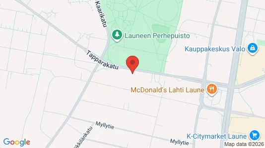 Apartments for rent i Lahti - kort over placeringen