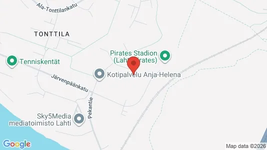 Apartments for rent i Lahti - kort over placeringen