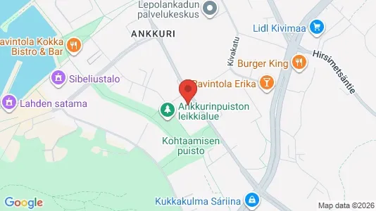 Apartments for rent i Lahti - kort over placeringen