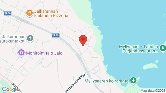 Apartments for rent i Lahti - kort over placeringen