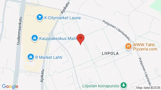 Apartments for rent i Lahti - kort over placeringen