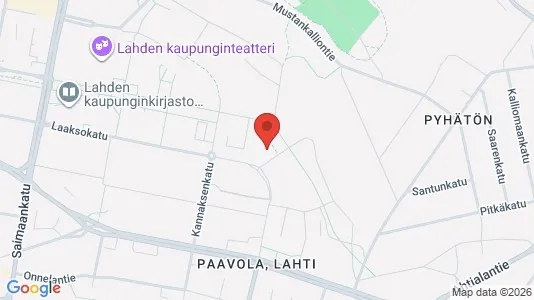 Apartments for rent i Lahti - kort over placeringen