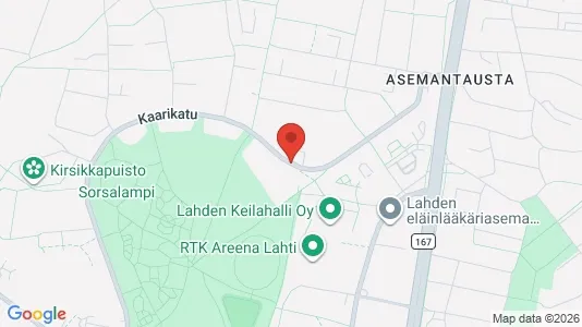 Apartments for rent i Lahti - kort over placeringen