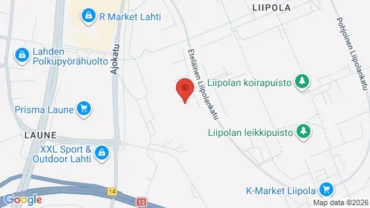 Apartments for rent i Lahti - kort over placeringen