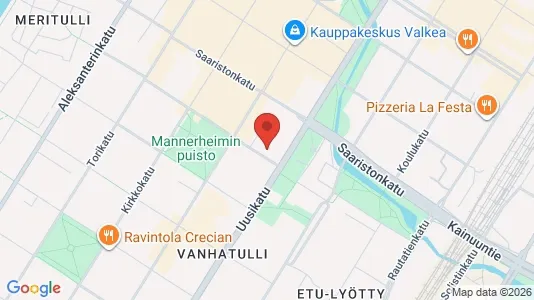 Apartments for rent i Oulu - kort over placeringen