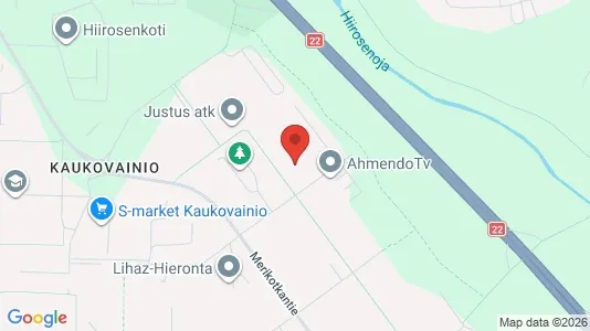 Apartments for rent i Oulu - kort over placeringen