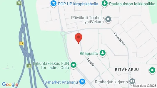 Apartments for rent i Oulu - kort over placeringen
