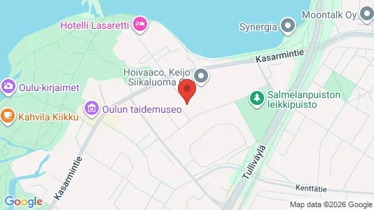 Apartments for rent i Oulu - kort over placeringen