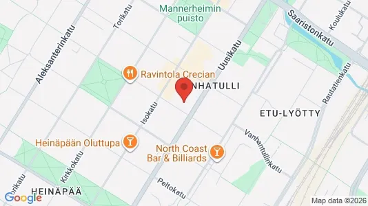 Apartments for rent i Oulu - kort over placeringen