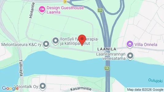 Apartments for rent i Oulu - kort over placeringen