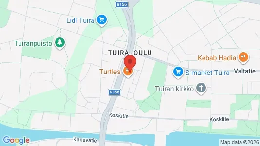 Apartments for rent i Oulu - kort over placeringen