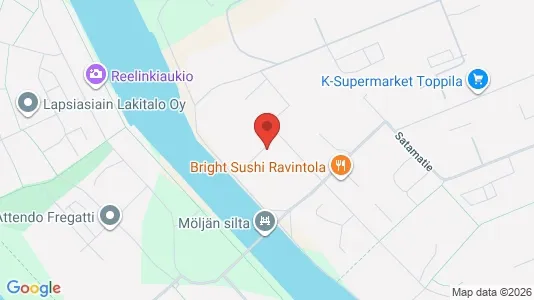 Apartments for rent i Oulu - kort over placeringen