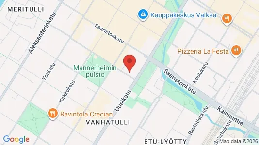 Apartments for rent i Oulu - kort over placeringen