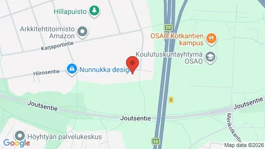 Apartments for rent i Oulu - kort over placeringen