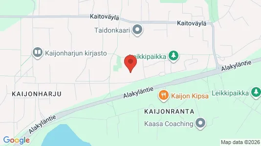 Apartments for rent i Oulu - kort over placeringen