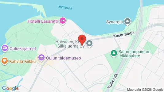 Apartments for rent i Oulu - kort over placeringen
