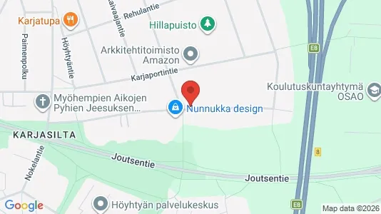 Apartments for rent i Oulu - kort over placeringen