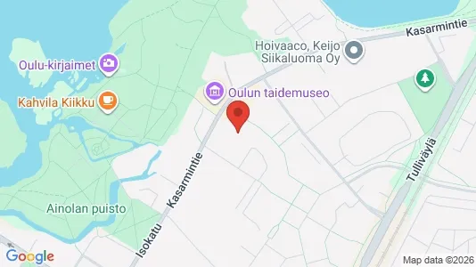 Apartments for rent i Oulu - kort over placeringen