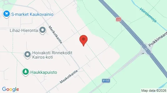 Apartments for rent i Oulu - kort over placeringen