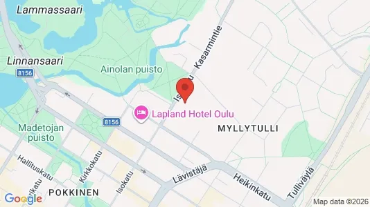 Apartments for rent i Oulu - kort over placeringen