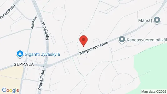Apartments for rent i Jyväskylä - kort over placeringen