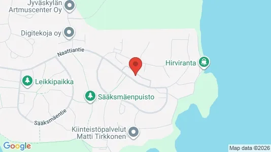 Apartments for rent i Jyväskylä - kort over placeringen