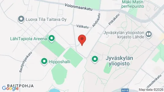 Apartments for rent i Jyväskylä - kort over placeringen