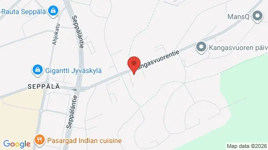 Apartments for rent i Jyväskylä - kort over placeringen