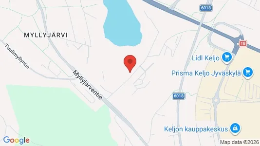 Apartments for rent i Jyväskylä - kort over placeringen